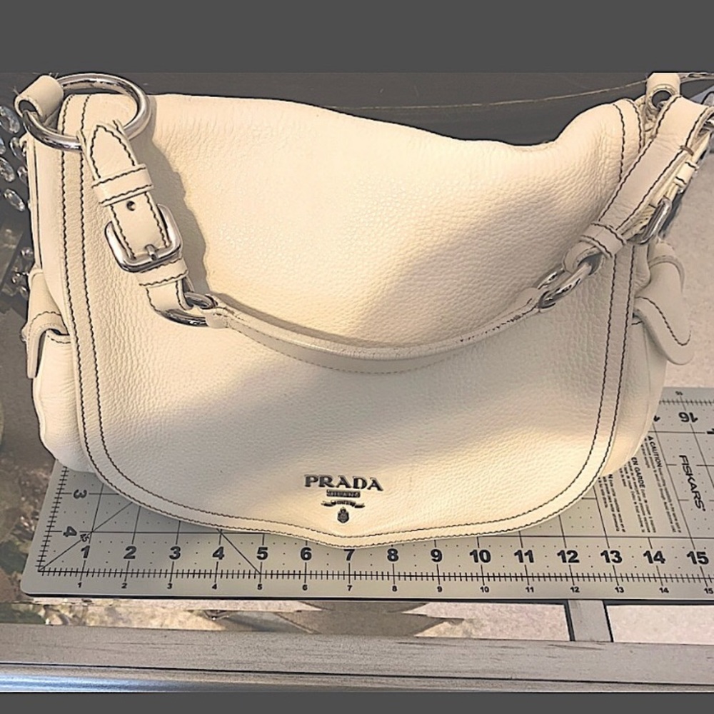 Prada Blanca Hobo Shoulder Bag - Picture 2 of 6